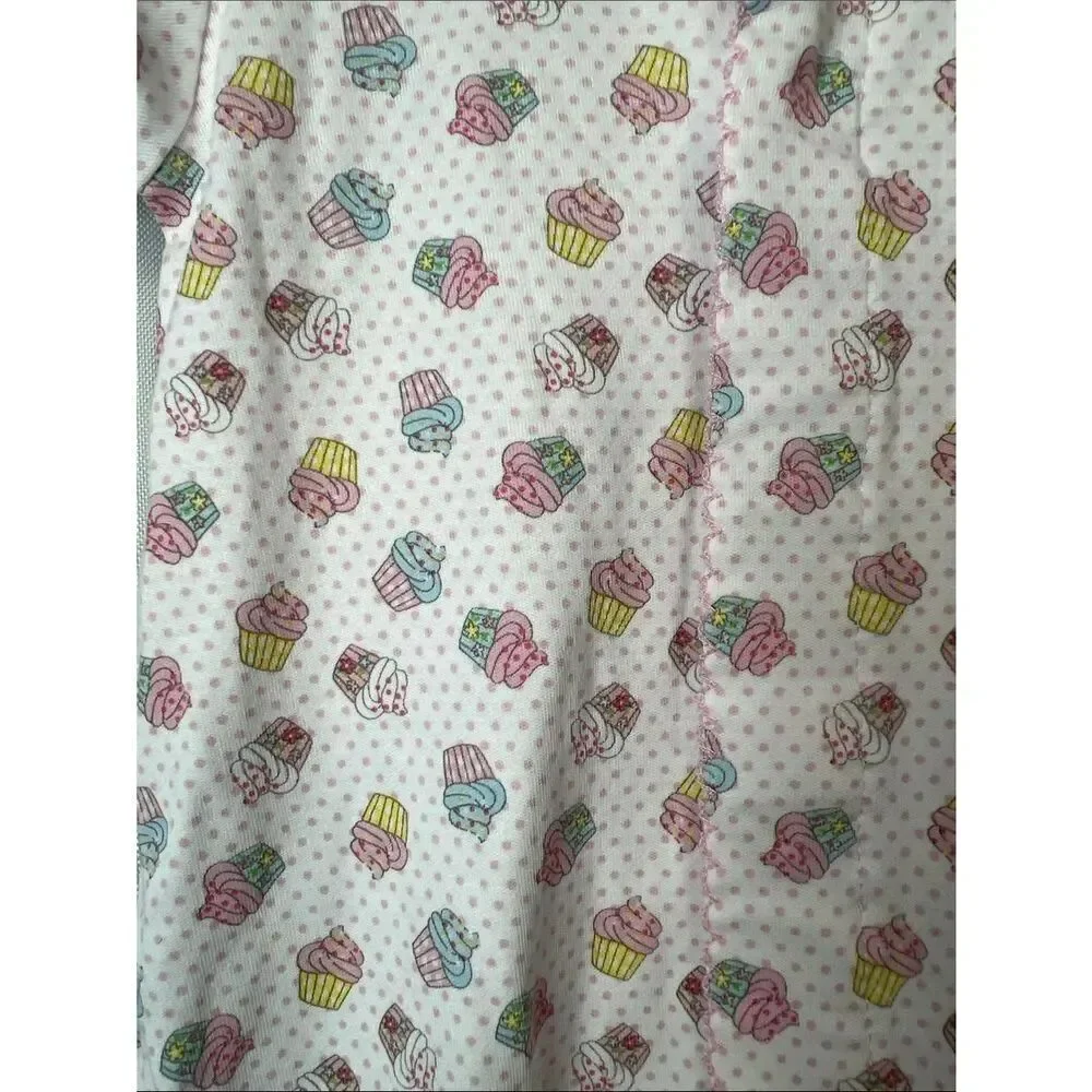Magnolia Baby cupcake Printed footie Pima cotton size 3 months